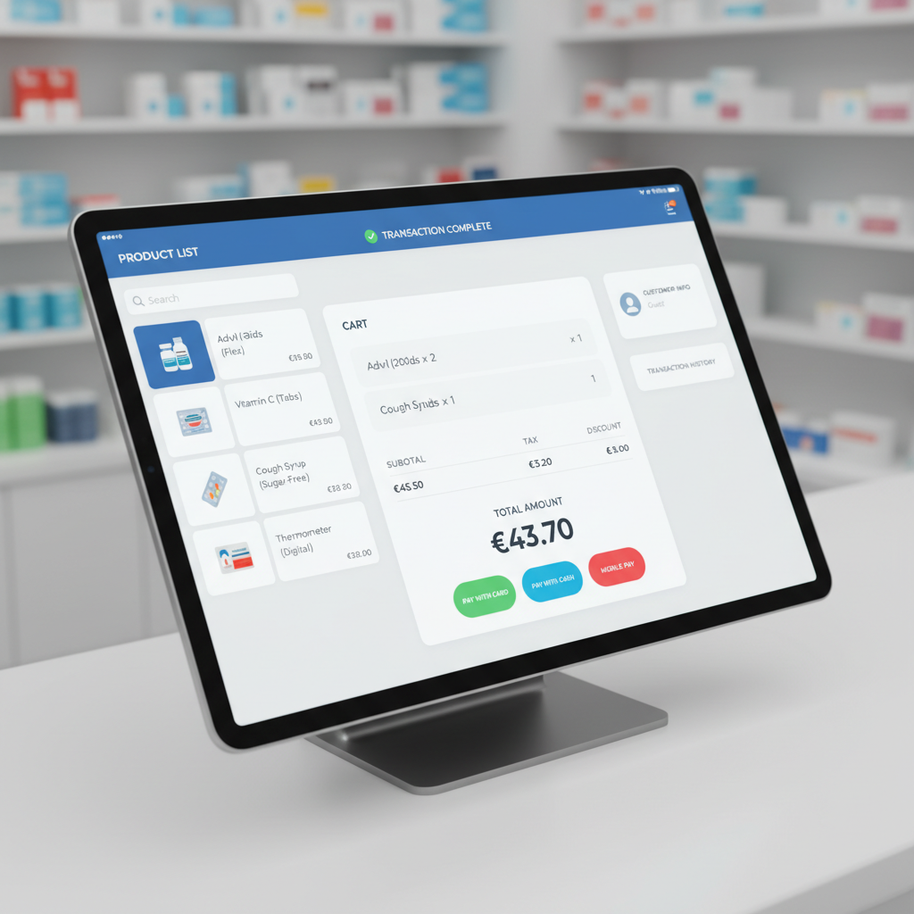 Dashboard Overview showcasing Mediyaam pharmacy ERP